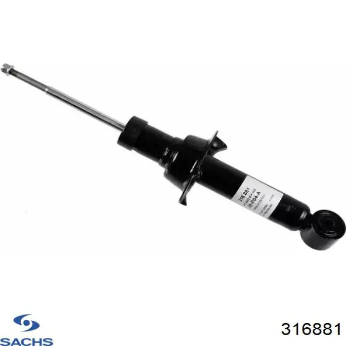 316 881 Sachs amortecedor traseiro