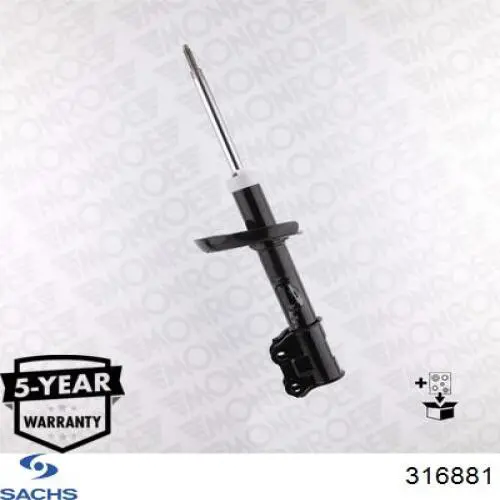 Купить 316881 Sachs Амортизатор задней подвески