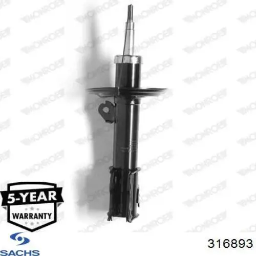 Амортизатор передней подвески левой Sachs 316893 цена, от 101.78 USD
