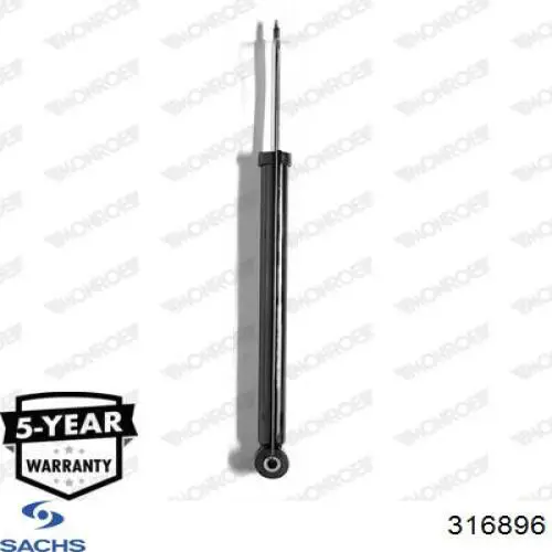 Стойка амортизатора задняя Sachs 316896 цена, от 38.20 USD