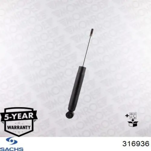 Стойка амортизатора задняя Sachs 316936 цена, от 54.45 USD