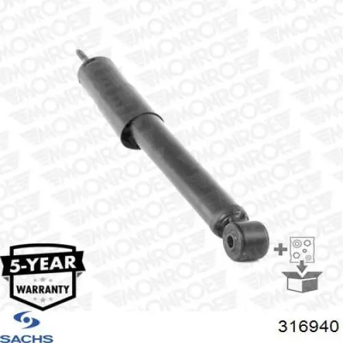 Стойка амортизатора передняя Sachs 316940 цена, от 49.01 USD