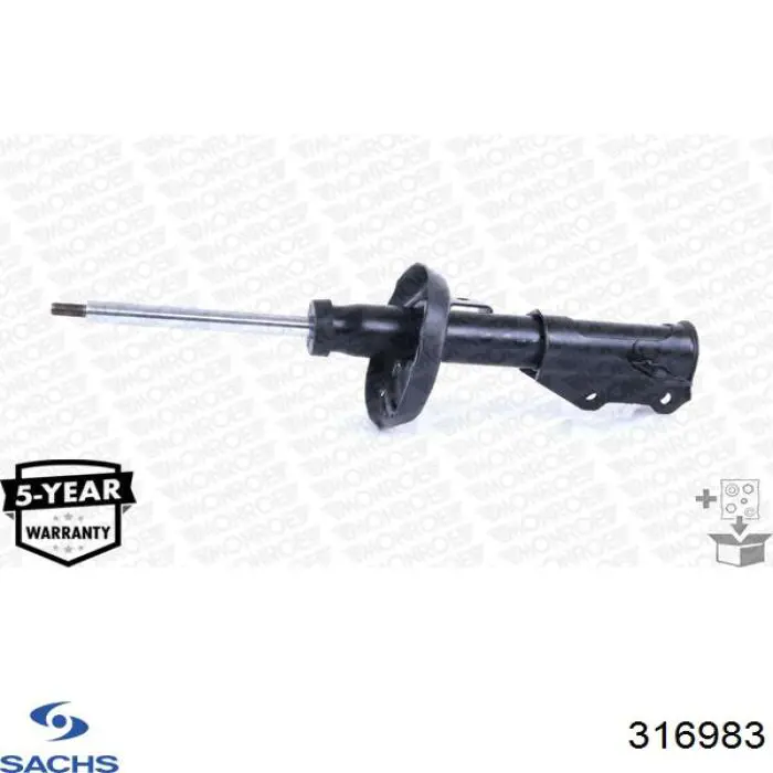 Купить 316983 Sachs Амортизатор подвески передний правый