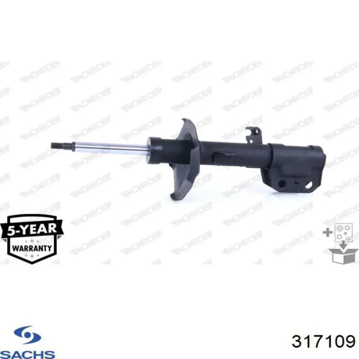 Амортизатор передней подвески левой Sachs 317109 цена, от 55.93 USD