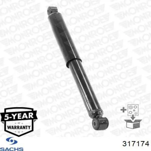 Стойка амортизатора задняя Sachs 317174 цена, от 36.14 USD