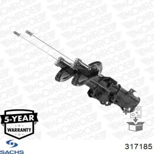 Амортизатор передней подвески левой Sachs 317185 цена, от 66.25 USD