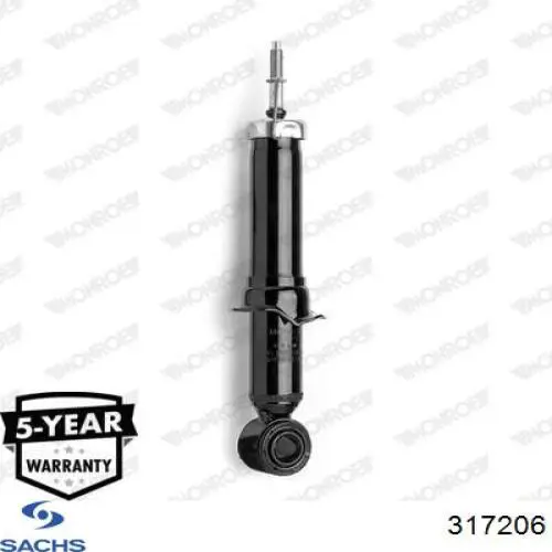 Амортизатор задний, правый Sachs 317206 цена, от 65.42 USD