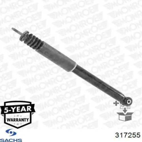 Купить 317255 Sachs Амортизатор задней подвески