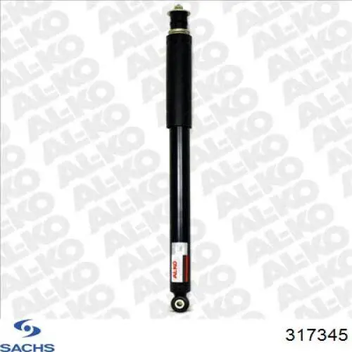 317345 Sachs Амортизаторы задние
