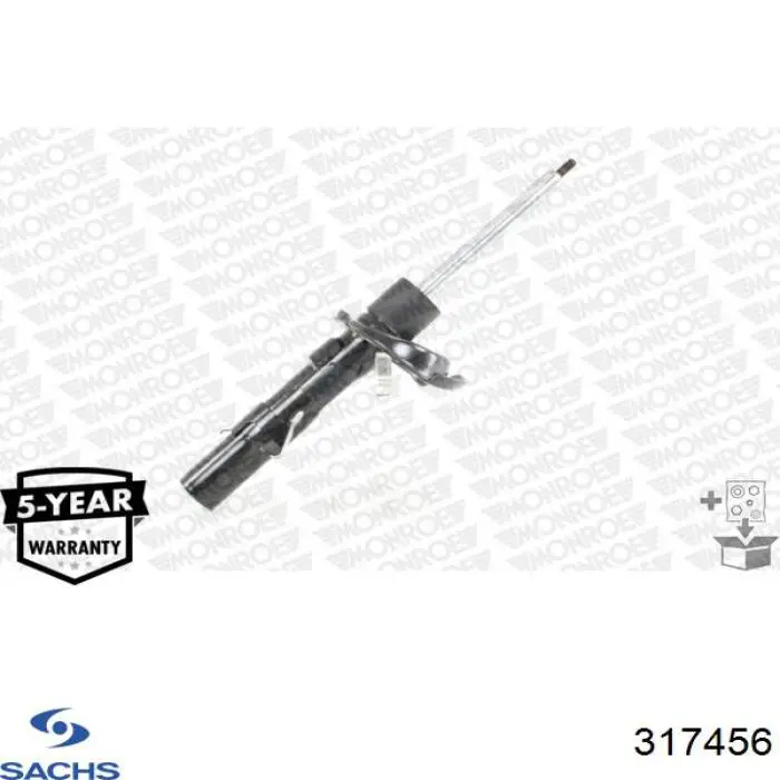 Купить 317456 Sachs Амортизатор подвески передний левый