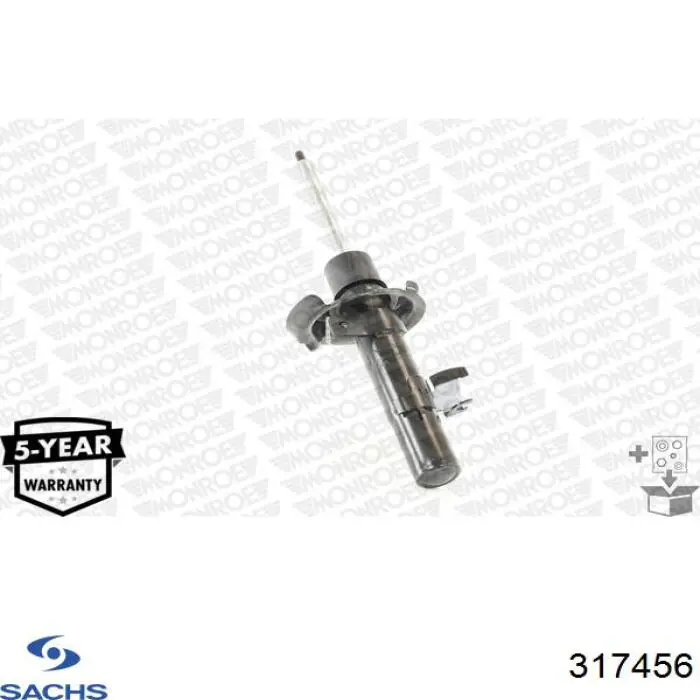 Амортизатор передней подвески левой Sachs 317456 цена, от 117.63 USD