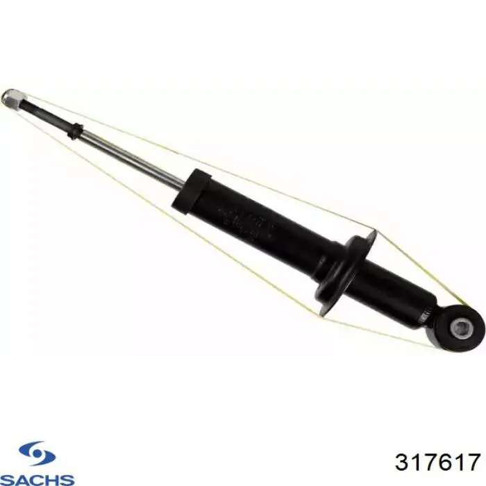 317 617 Sachs amortecedor traseiro