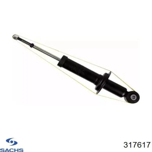 Купить 317617 Sachs Амортизатор задней подвески