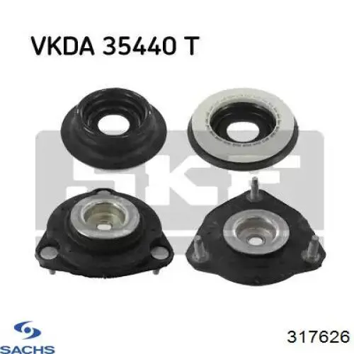 Амортизатор передней подвески левой Sachs 317626 цена, от 70.80 USD