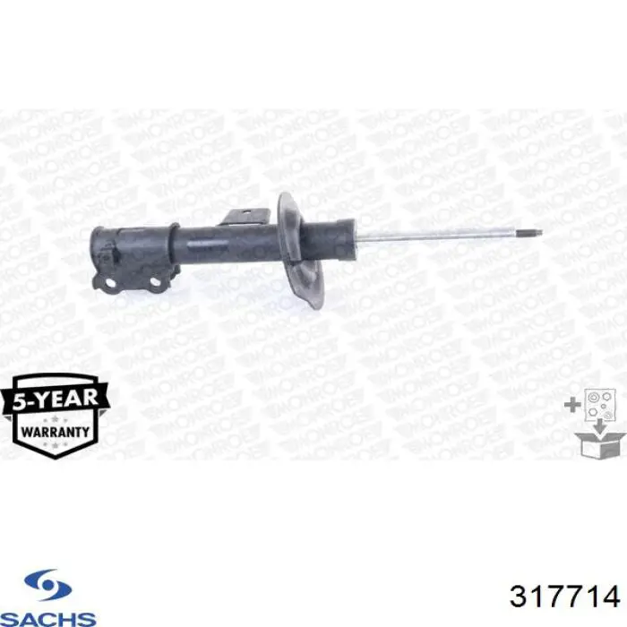 Амортизатор передней подвески левой Sachs 317714 цена, от 94.74 USD