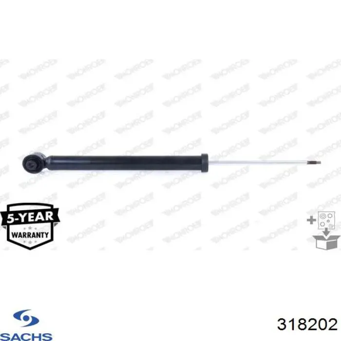 Купить 318202 Sachs Амортизатор задней подвески