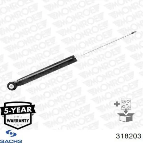Купить 318203 Sachs Амортизатор задней подвески