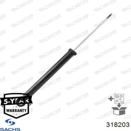 Стойка амортизатора задняя Sachs 318203 цена, от 70.89 USD