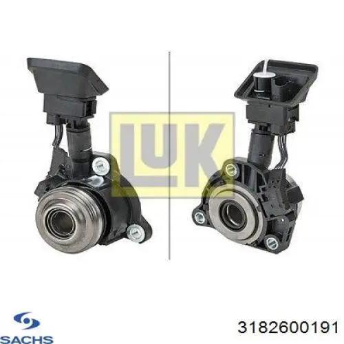 Цилиндр сцепления рабочий с выжимным подшипником Sachs 3182600191 цена, от 117.56 USD