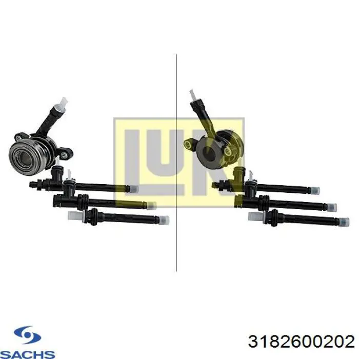 3182600202 Sachs Цилиндр сцепления рабочий в сборе с выжимным подшипником