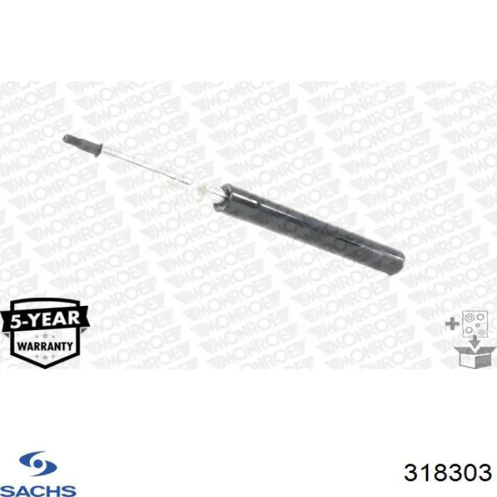 Amortiguador delantero 318303 Sachs