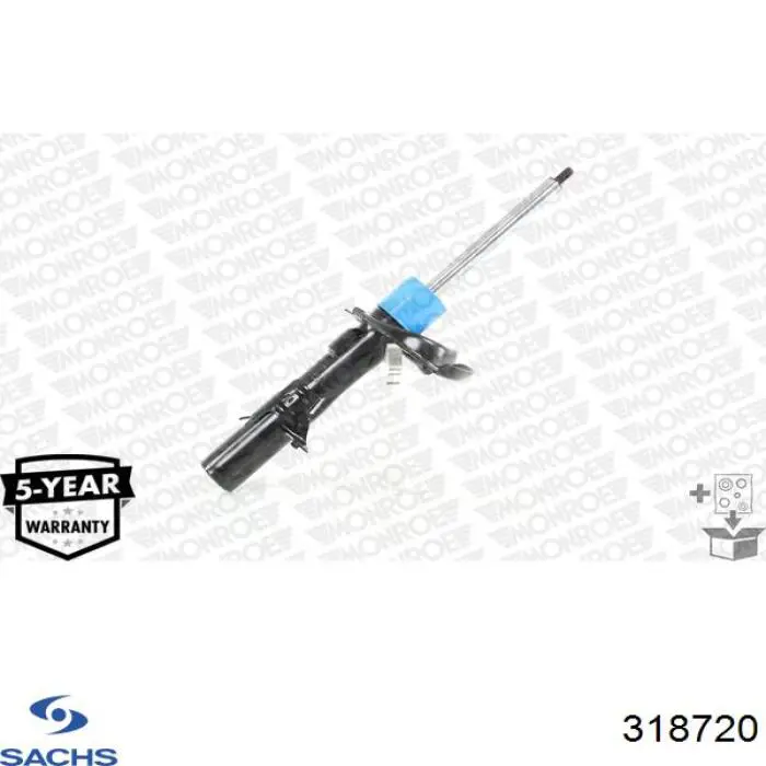 Амортизатор передней подвески левой Sachs 318720 цена, от 66.09 USD