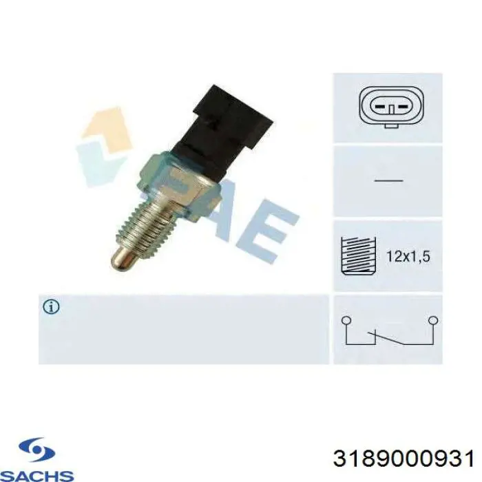 Выжимной подшипник 3189000931 Sachs