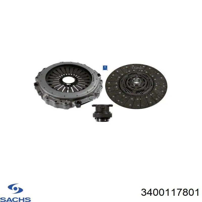 Комплект сцепления (3 части) Sachs 3400117801 цена, от 797.59 USD