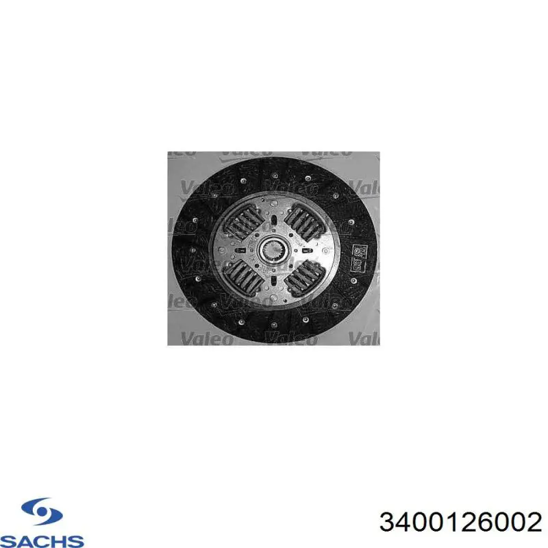 Купить 3400126002 Sachs Комплект сцепления (диск, корзина, подшипник)