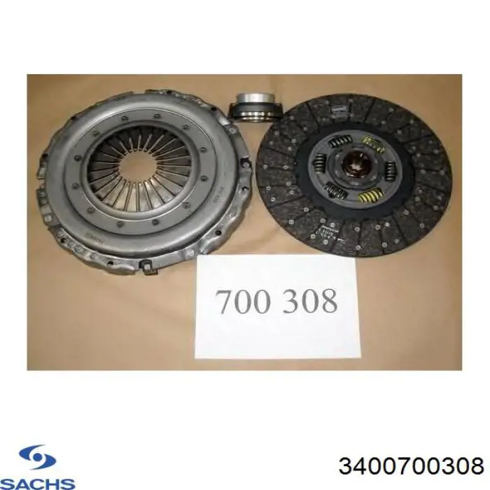 3400700308 Sachs kit de embraiagem (3 peças)