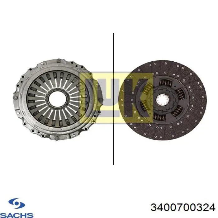 3400700324 Sachs kit de embraiagem (3 peças)