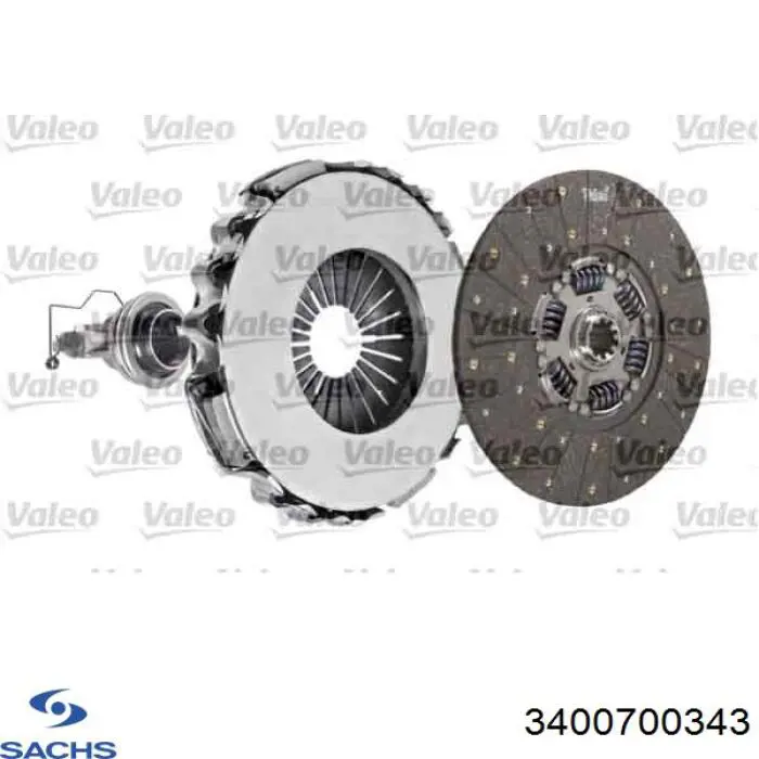 Купить 3400700343 Sachs Комплект сцепления (диск, корзина, подшипник)