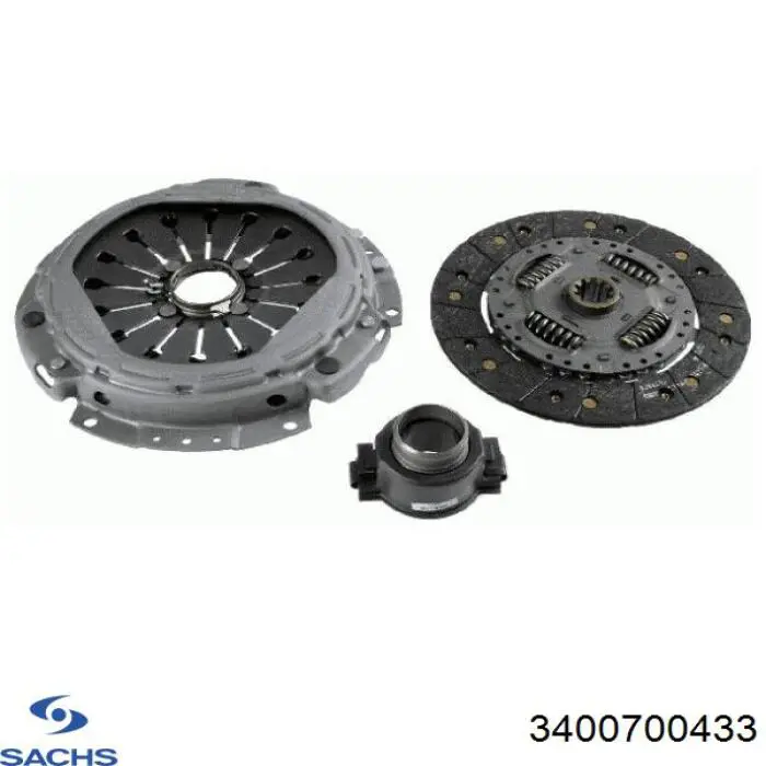 Купить 3400700433 Sachs Комплект сцепления (диск, корзина, подшипник)