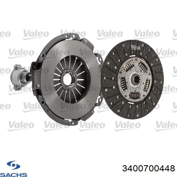 Комплект сцепления (3 части) Sachs 3400700448 цена, от 392.60 USD
