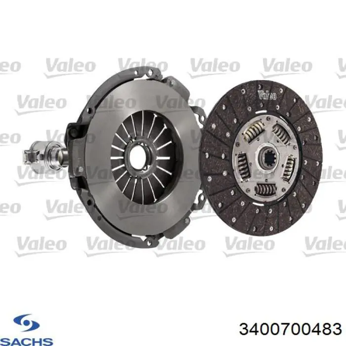 Комплект сцепления (3 части) Sachs 3400700483 цена, от 210.04 USD