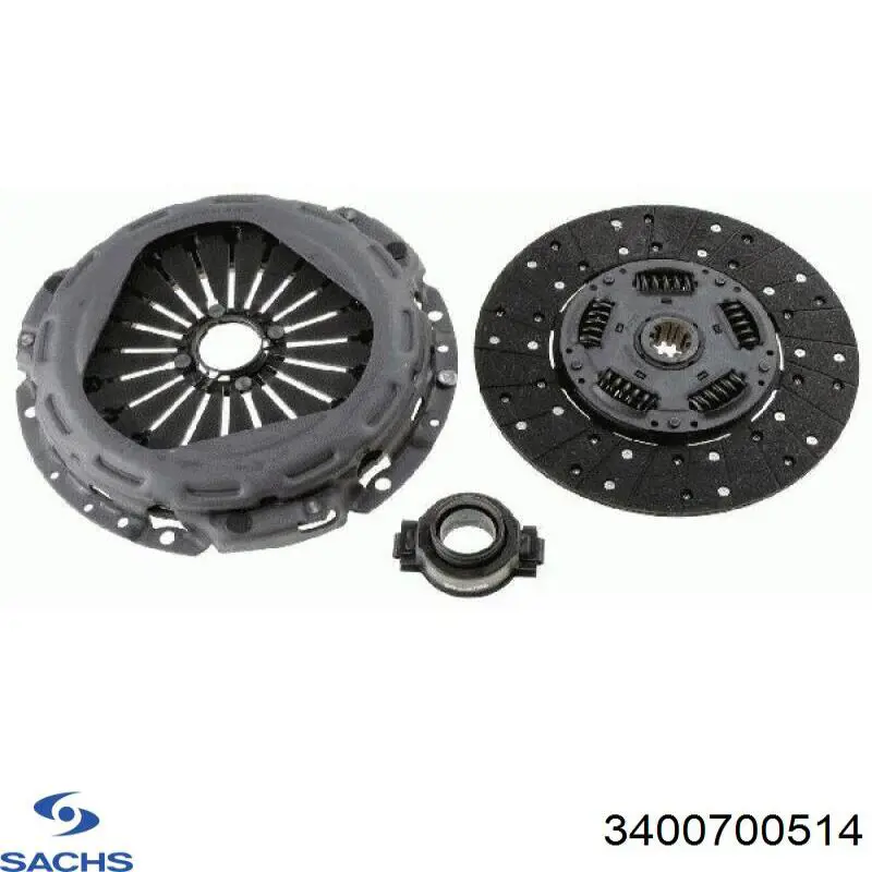 Комплект сцепления (3 части) Sachs 3400700514 цена, от 557.93 USD