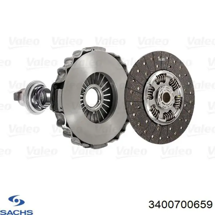 Купить 3400700659 Sachs Комплект сцепления (диск, корзина, подшипник)
