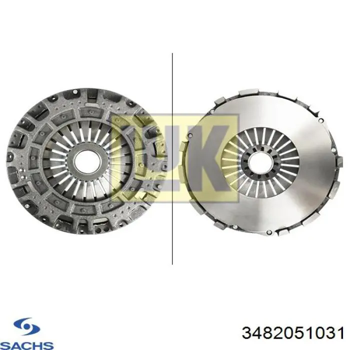 Корзина сцепления 3482051031 Sachs