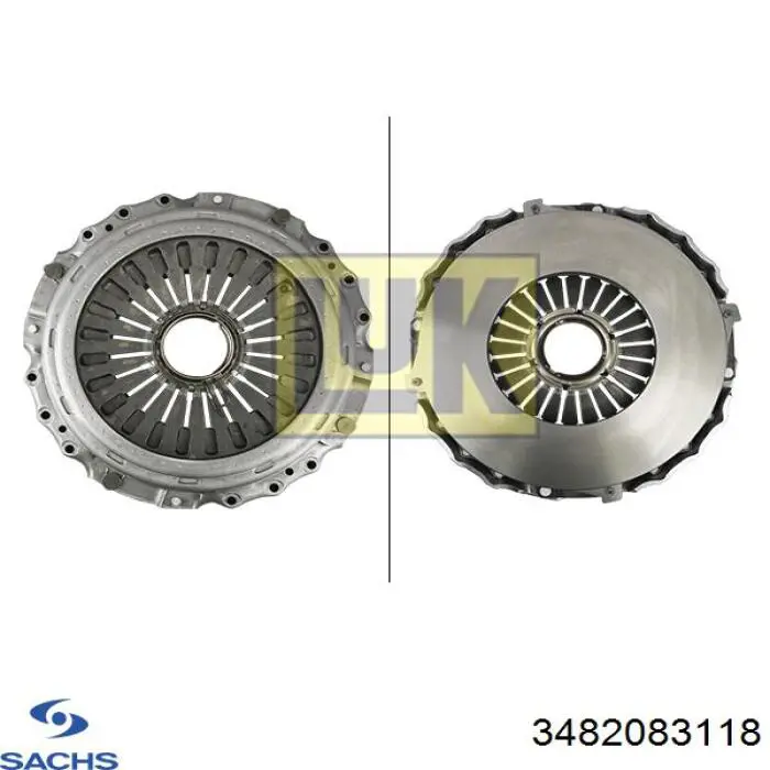 Корзина сцепления 3482083118 Sachs