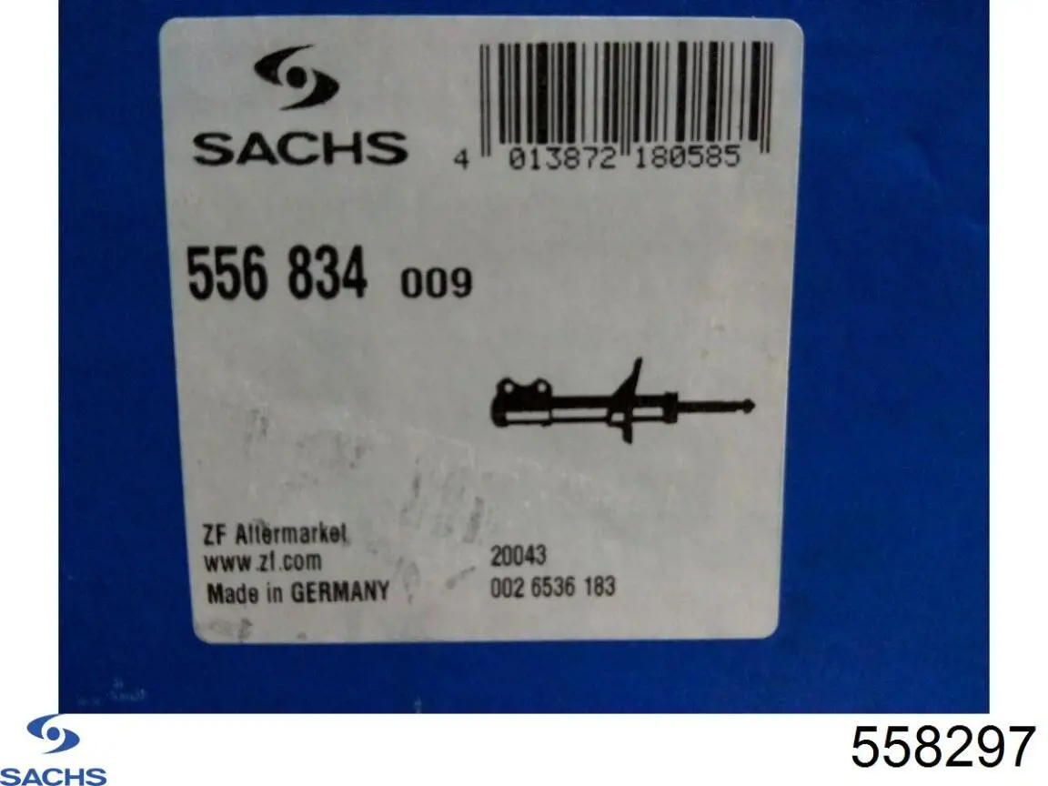 Стойка амортизатора передняя Sachs 558297 цена, от 89.64 USD