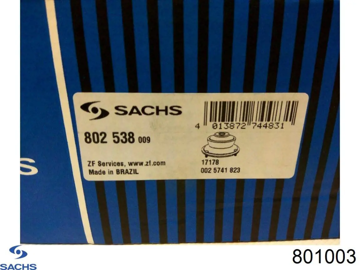 Подшипник опорный амортизатора, переднего Sachs 801003 цена, от 13.61 USD