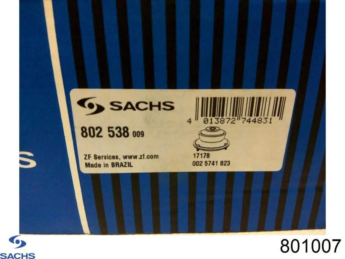 Подшипник опоры амортизатора Sachs 801007