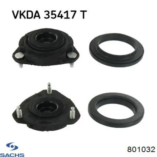 Подшипник опорный амортизатора, переднего Sachs 801032 цена, от 4.54 USD