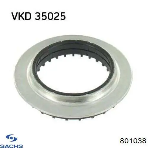 Подшипник опорный амортизатора, переднего Sachs 801038 цена, от 11.02 USD