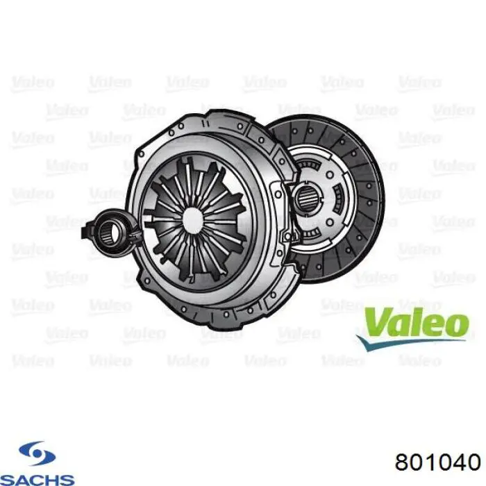 Подшипник опорный амортизатора, переднего Sachs 801040 цена, от 13.94 USD