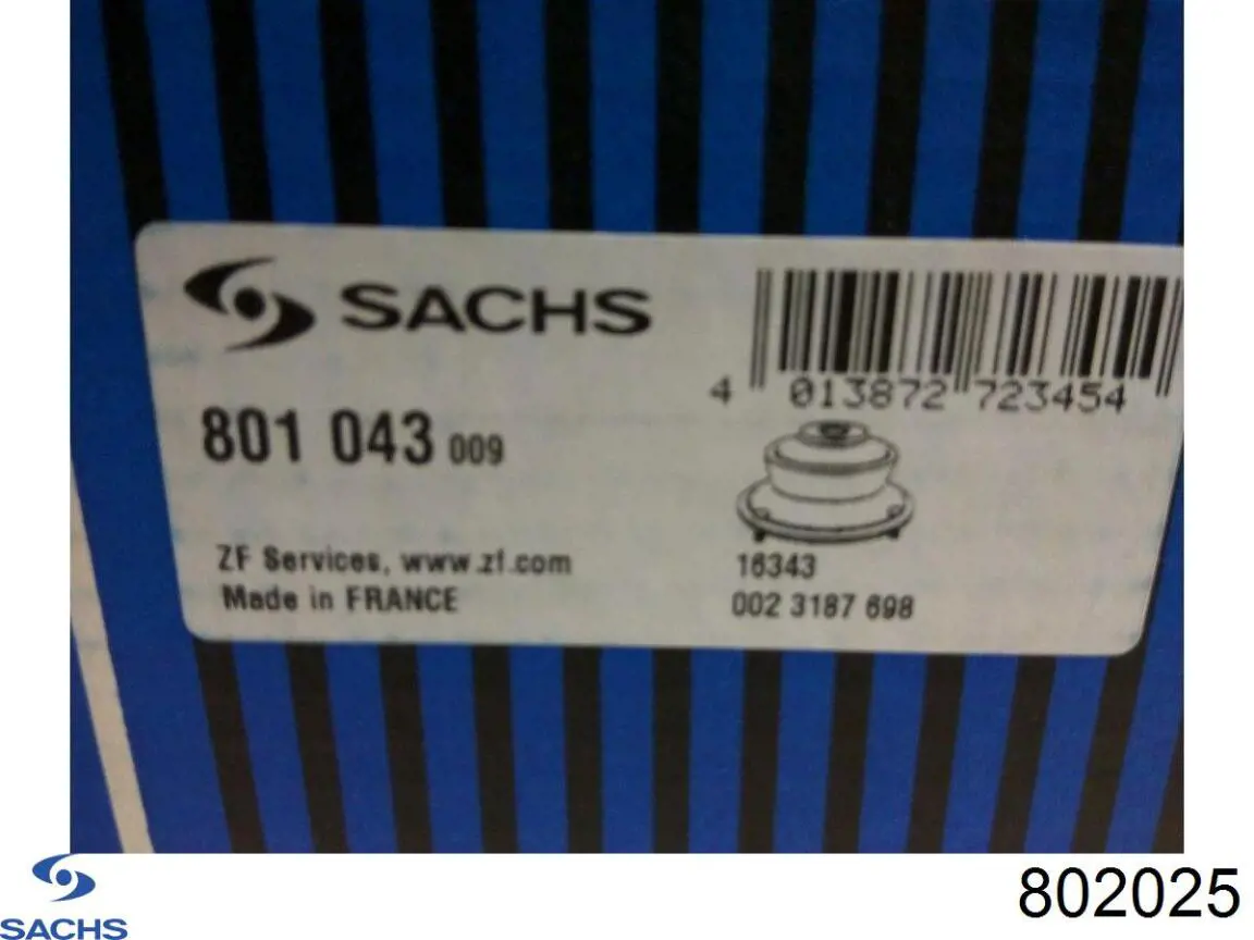 Опора стойки амортизатора переднего Sachs 802025 цена, от 9.46 USD