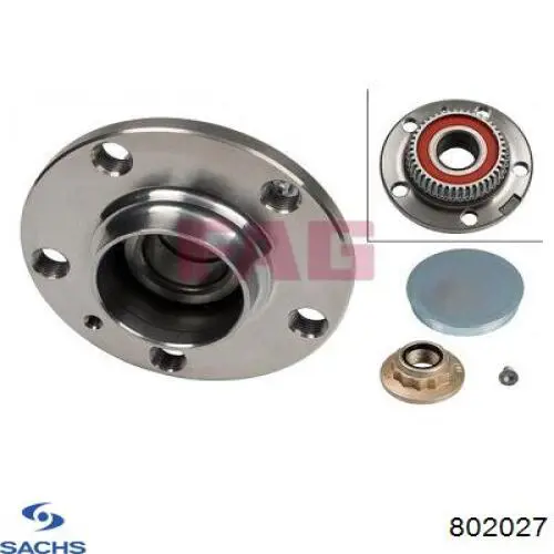 Купить 802027 Sachs Опора переднего амортизатора