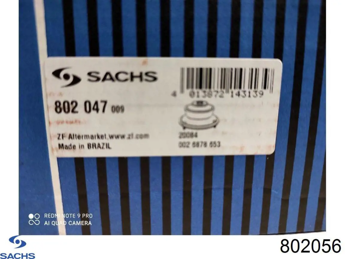 Купить 802056 Sachs Опора переднего амортизатора