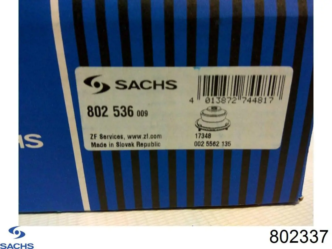 802337 Sachs Подушка амортизатора переднего