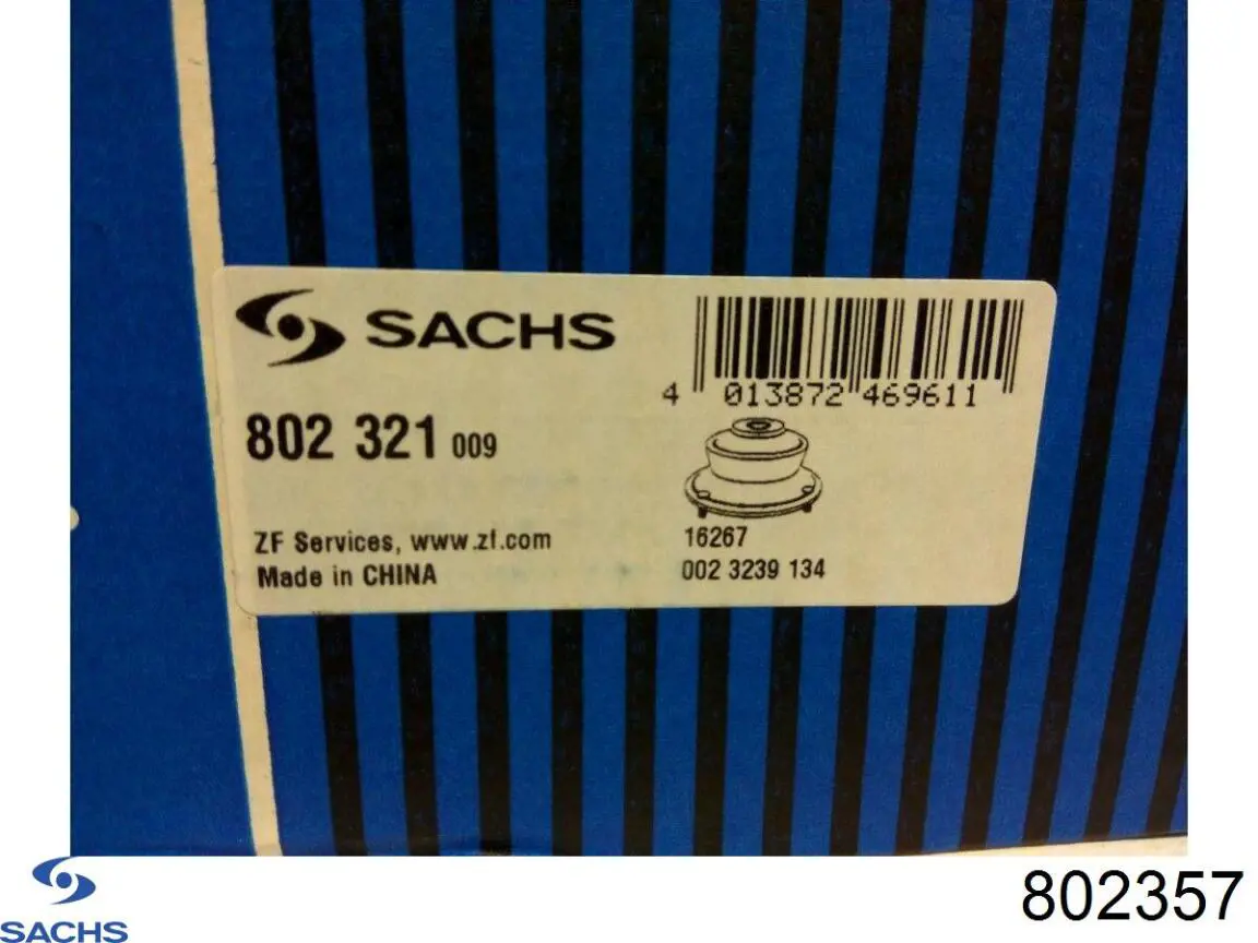 Купить 802357 Sachs Опора амортизатора заднего правого